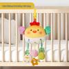 Animal Style Wind Chime: Elephant & Lion Educational Toy for Stroller or Bed - Ideal Christmas Gift for Babies & Toddlers