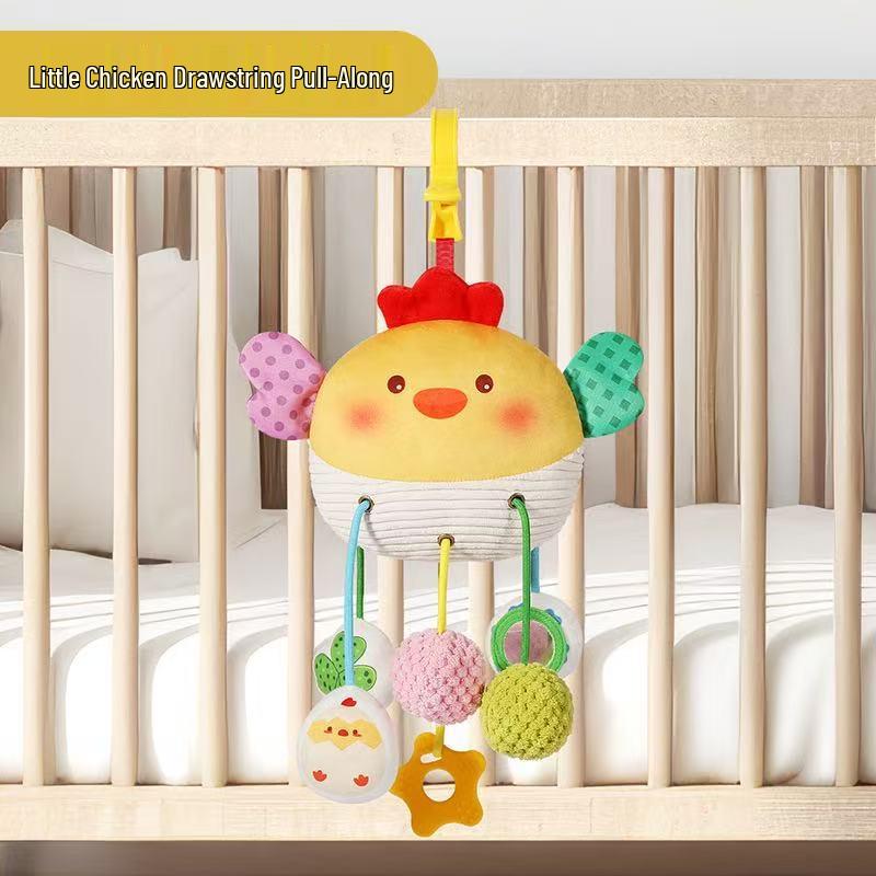 Animal Style Wind Chime: Elephant & Lion Educational Toy for Stroller or Bed - Ideal Christmas Gift for Babies & Toddlers