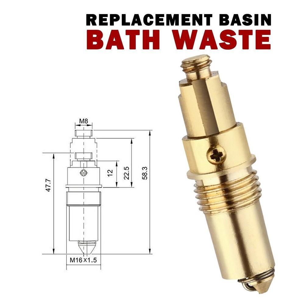 Replacement Sink Basin Bath Waste, Bathroom Sink Internal Spring Copper Core