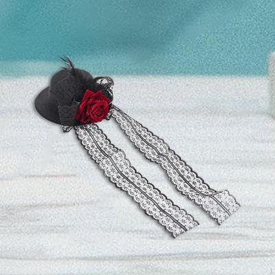 Steampunk Mini Zylinder Haarschmuck Kostüm Kostüm Haarnadel Clip für Halloween Urlaub