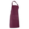 Premier Ladies/Womens Colours Bip Apron With Pocket / Workwear (Pack of 2)