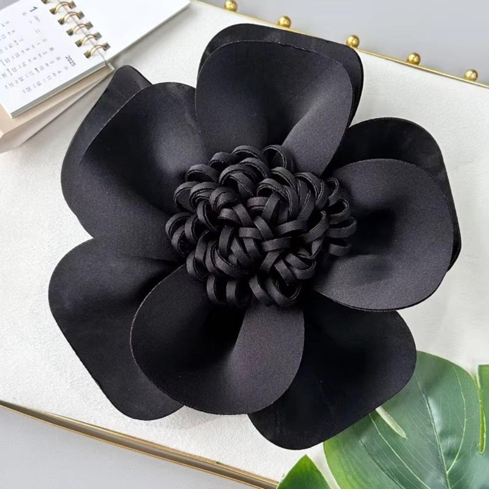 New 3D Multi-layer Clothing Applique Handmade Petals and Buds Large Flower Brooches DIY Sew Chest Flower