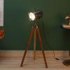 93.98 Cm Wooden Tripod Spotlight Industrial Nautical Searchlight for Home, Office, Livingroom, Bedroom, Diningroom Decor