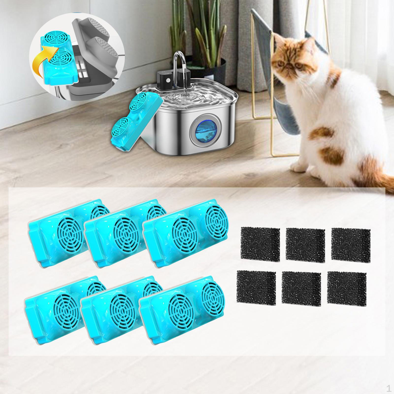 

Кошачьи принадлежности для кормления фильтрованной водой для питья питомца 6 pieces