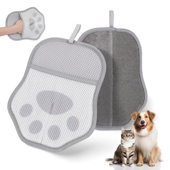 Pet Hair Removal Glove for Cats And Dogs Reusable Washable Pet Grooming Glove Electrostatic Lint Remover Glove for Furniture Sofa Bed Sheets Carpets