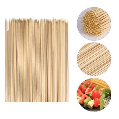 200 Pieces Wood Skewer Stick Bamboo Skewer Stick Bamboo Stick Barbecue for The Barbecues, The Vegetables, The Multicolo SKEWER