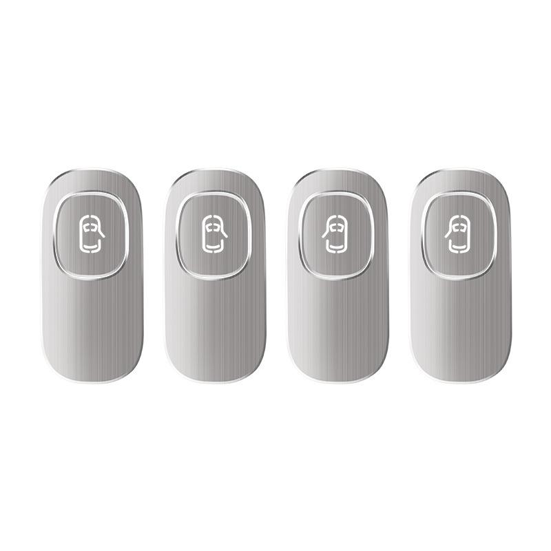 AITO M7/M8 Car Door Switch Button Decorative Sticker - Stainless Steel Interior Upgrade