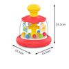 Baby Press Rotating Toy Skills Educational Toy Pink Green Press Spinning Animals Educational Toy Interactive Games Birthday Gift