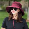 Chapeau Pare-soleil Version Coréenne Femme Alpinisme Chapeau de Pêcheur Chapeau de Soleil de Plage