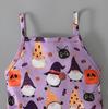 Halloween Pumpkin Skull Bat Cat Baby Kids Spaghetti Straps Romper Jumpsuit Children Clothes for 1-6 Years