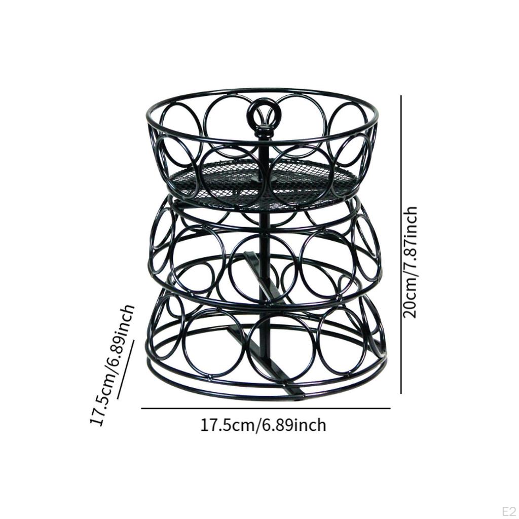 Coffee Pod Holder Capsule Organizer Large Capacity Storage Rack for