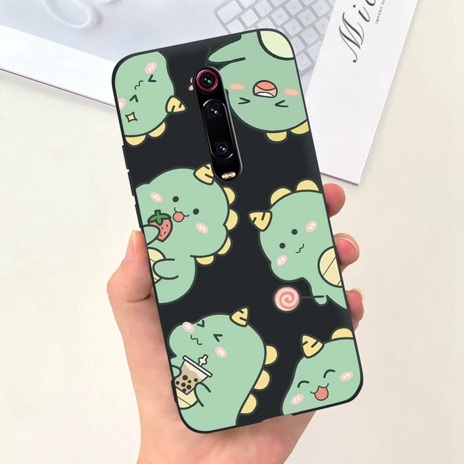 Kreslený obal pro Xiaomi Mi 9T Pro Mi9T Roztomilý barevný měkký silikonový zadní kryt pro Xiaomi Mi 9T 9 T 9TPro Pouzdra na telefon
