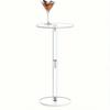 Transparent Tea Table Acrylic Side Small Round Simple Creative Corner Modern Table Space Saving Drink Table for Liveingroom