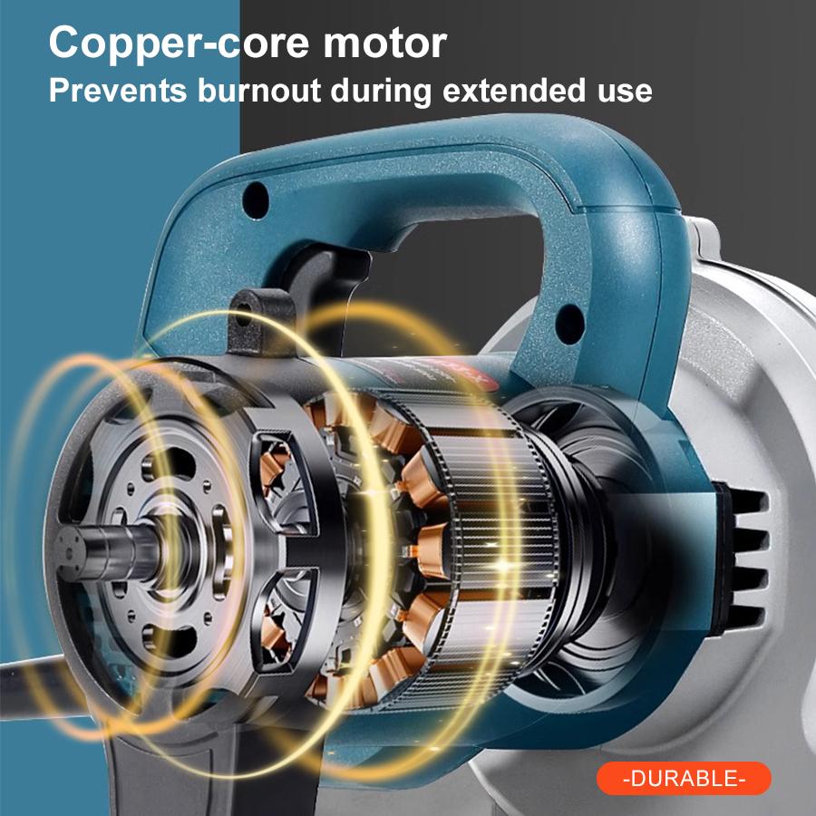 4580W Elektrischer Staubsauger-Gebläse Dual-Zweck Saug- und Blasmaschine Hocheffizienter Staubabscheider 2 in 1 Staubsauger-Gebläse