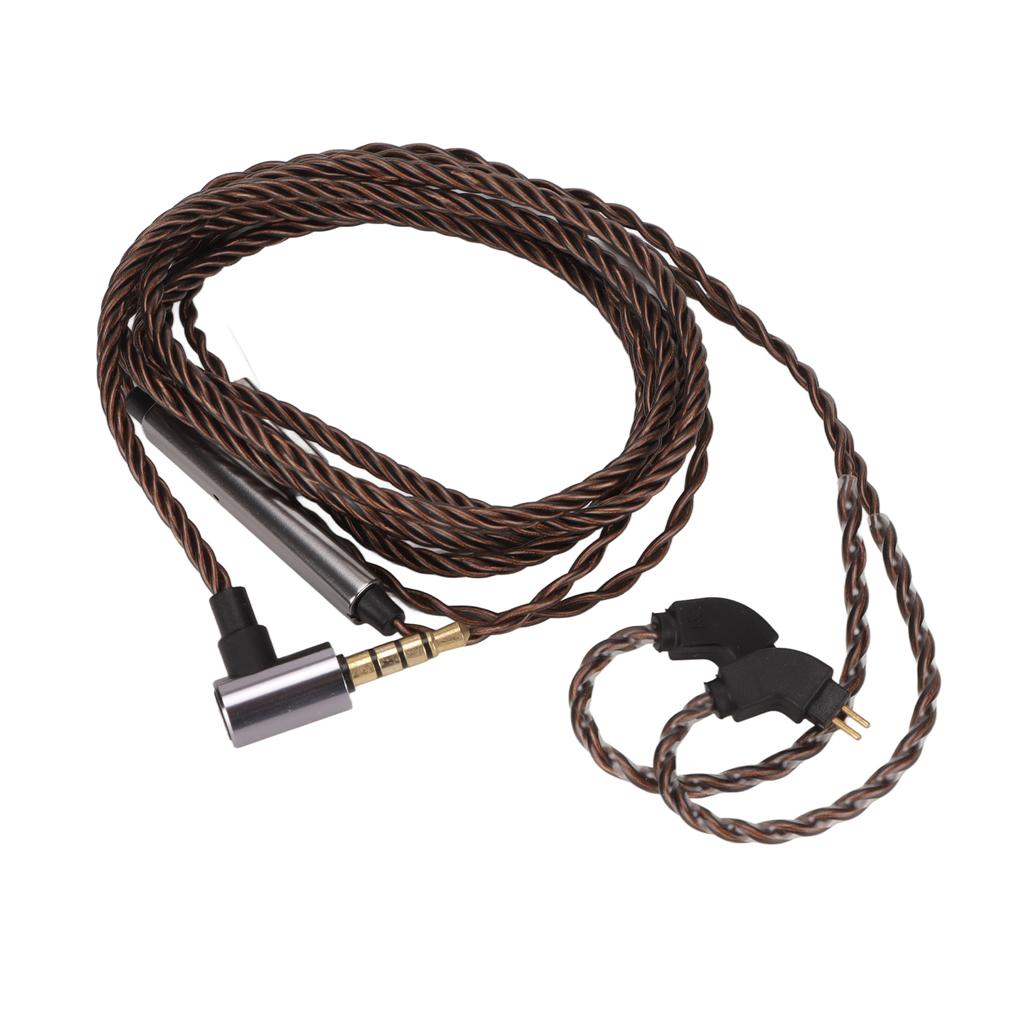 Earphone Cable Replacement Headphone Cable with Mic for 2 Pin 0.78mm Headphones for Weston 1964 UE3X UE18 W4R