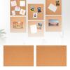 Adhesive Wood Base Covers 1mm Thick 8 Pack Cork Board Tile Note Sheet for DIY Projects Photo Wall Decoration Supplies