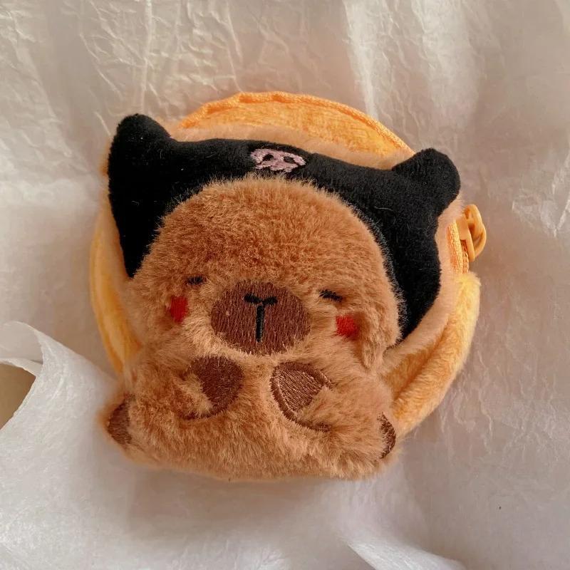 Kawaii Animal Plush Coin Purse for Children Portable Mini Pocket Earphone Key Lipstick Organizer for Girl Protector for AirPod