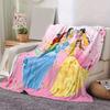 1pc Princess Printing Blanket - Soft, All-Season Throw for Living Room, Bedroom,Personalized Gift with Adorable Cartoon Design