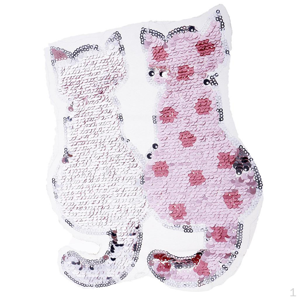 

Reversible Change Color Sequins Sew on Patches for Black