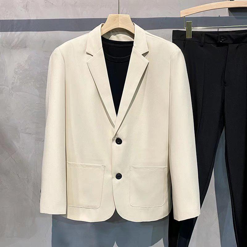 

2022 Весна/Осень Британский Стиль Молодежный Non-Iron Slim Fit Повседневный Пиджак Для Мужчин L абрикосовый