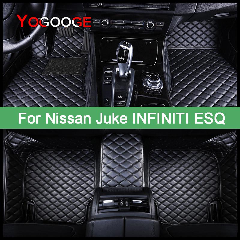 

Автомобильные коврики YOGOOGE для Nissan Juke INFINITI ESQ, коврики для ног, авто