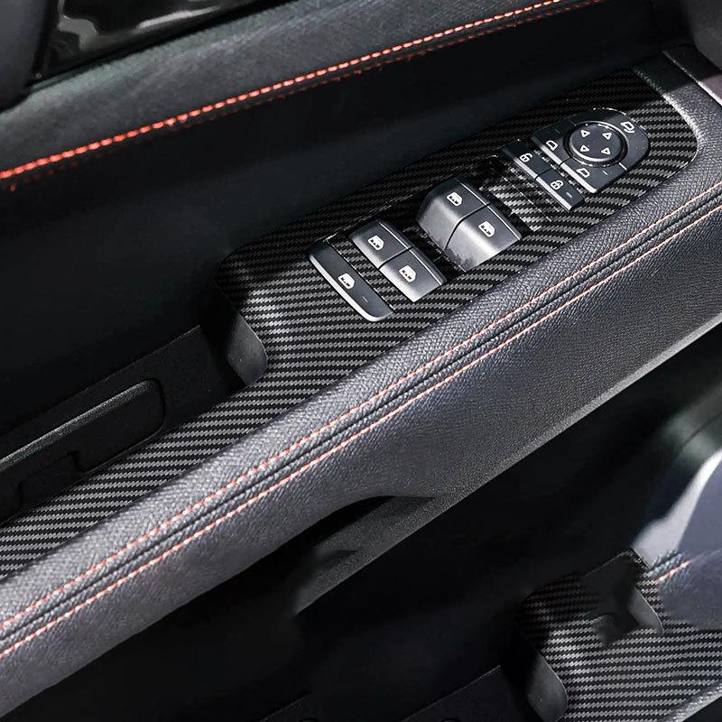 Interior Trim Panel For BYD Shark 6 ABS Material Door Button Car Window Button Cover Frame Cap Button Trim Patch For Shark 6