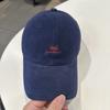 Simple Adjustable Rugged Baseball Cap Solid Color Wide Brim Peaked Cap Embroidery Letter Sun Hat for Women