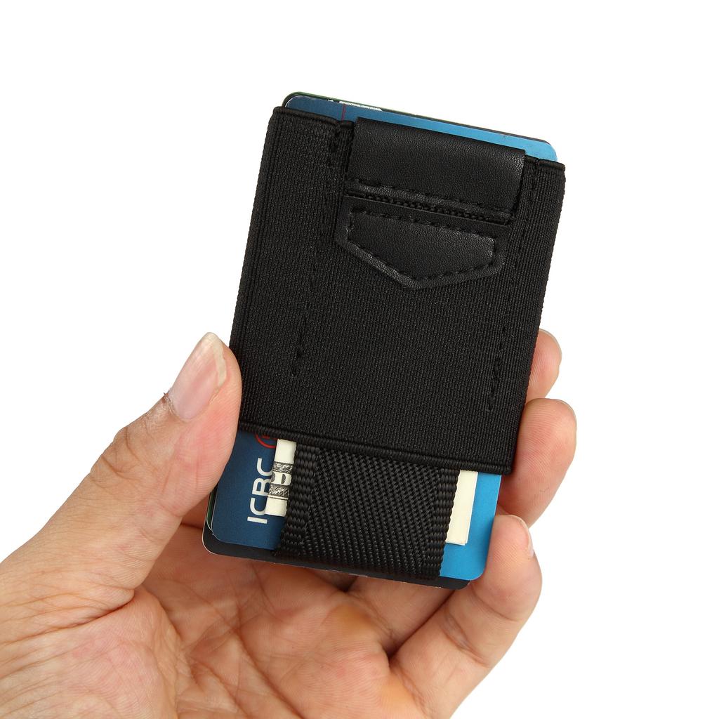 Minimal Elastic Wallet Men's Mini Elastic Card Pack Credit Card Bank Card Clip Gift