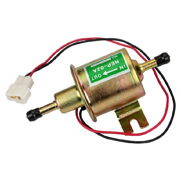 Automotive Replacement Fuel Pump 24V Metal Pump Body with Lead Wires, Bracket and Fuel System Modification Service Support for Repairs