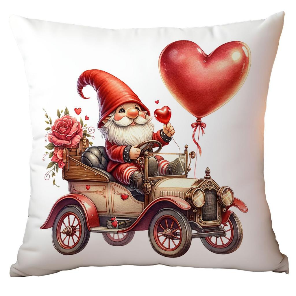 New Valentine's Day Pillow Cute Elf Red Love Living Room Sofa Pillow Cover