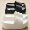 2024 Women's Thick-Soled Height-Boosting Slippers - Summer Outdoor Casual Versatile Beach Comfort Slippers