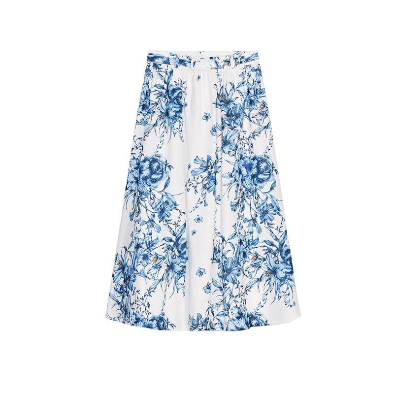 

Топ без рукавов повседневный короткий с воротником в форме сердца 5039129 Платье длинное с цветочным принтом контрастного цвета со средней талией 5039130 Blue Skirt L