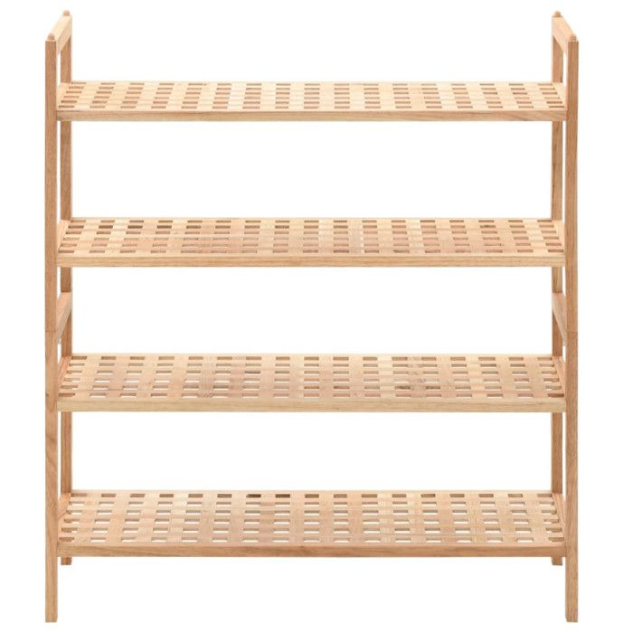 VidaXL Shoe Rack Solid Walnut Wood 69 X 26 X 81 Cm 247103