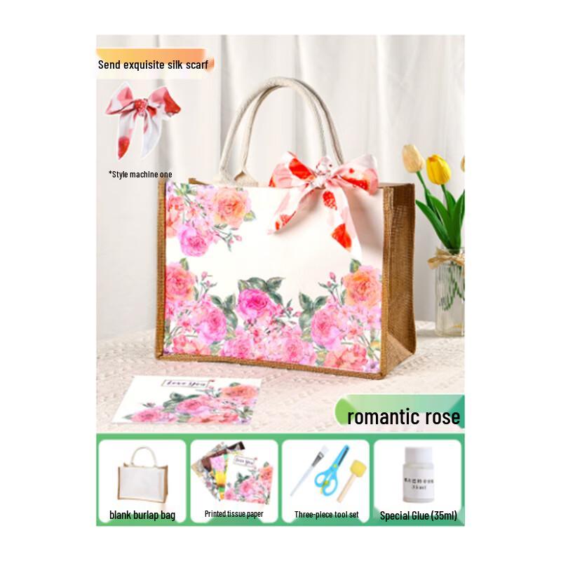 Набор для декорирования сумки-холщовки своими руками (декупаж)