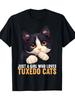 Only Like Tuxedo Cat Pattern Girl T-Shirt