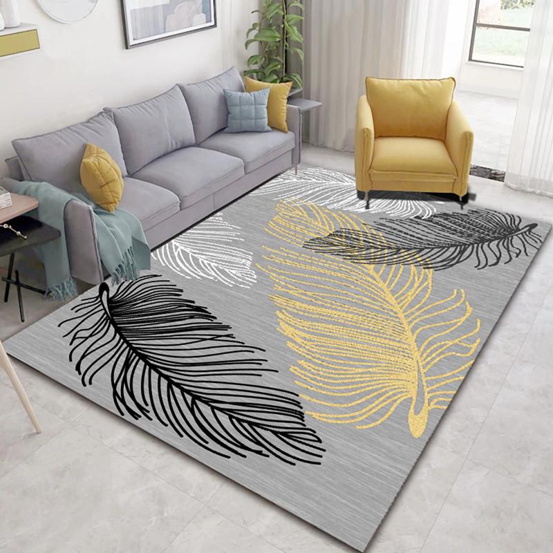 Luxurious Nordic Living Room Carpet & Bedside Blanket