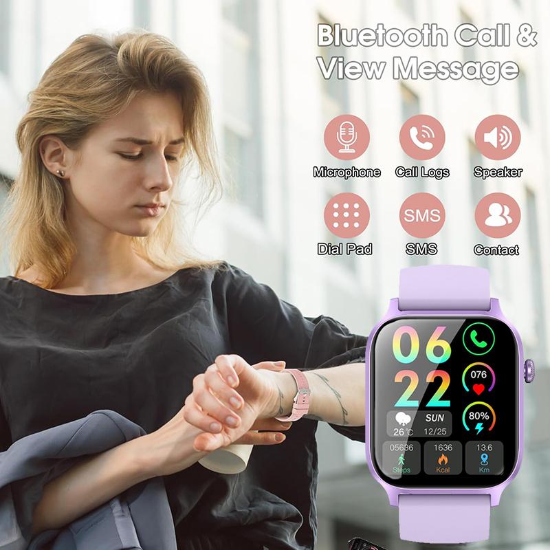 Y7 Smartwatch dla Mężczyzn Kobiet 1,85 cala Połączenie Bluetooth Smartwatch Zdrowie Zegarki do Nurkowania Relojes Smart Zegarek na Rękę