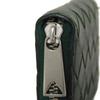 Porte-monnaie 11897 d'occasion 620348 7943 Veau Marine Zippé RFID Maxi Intrecciato Vert Homme du Japon AUTHENTIQUE