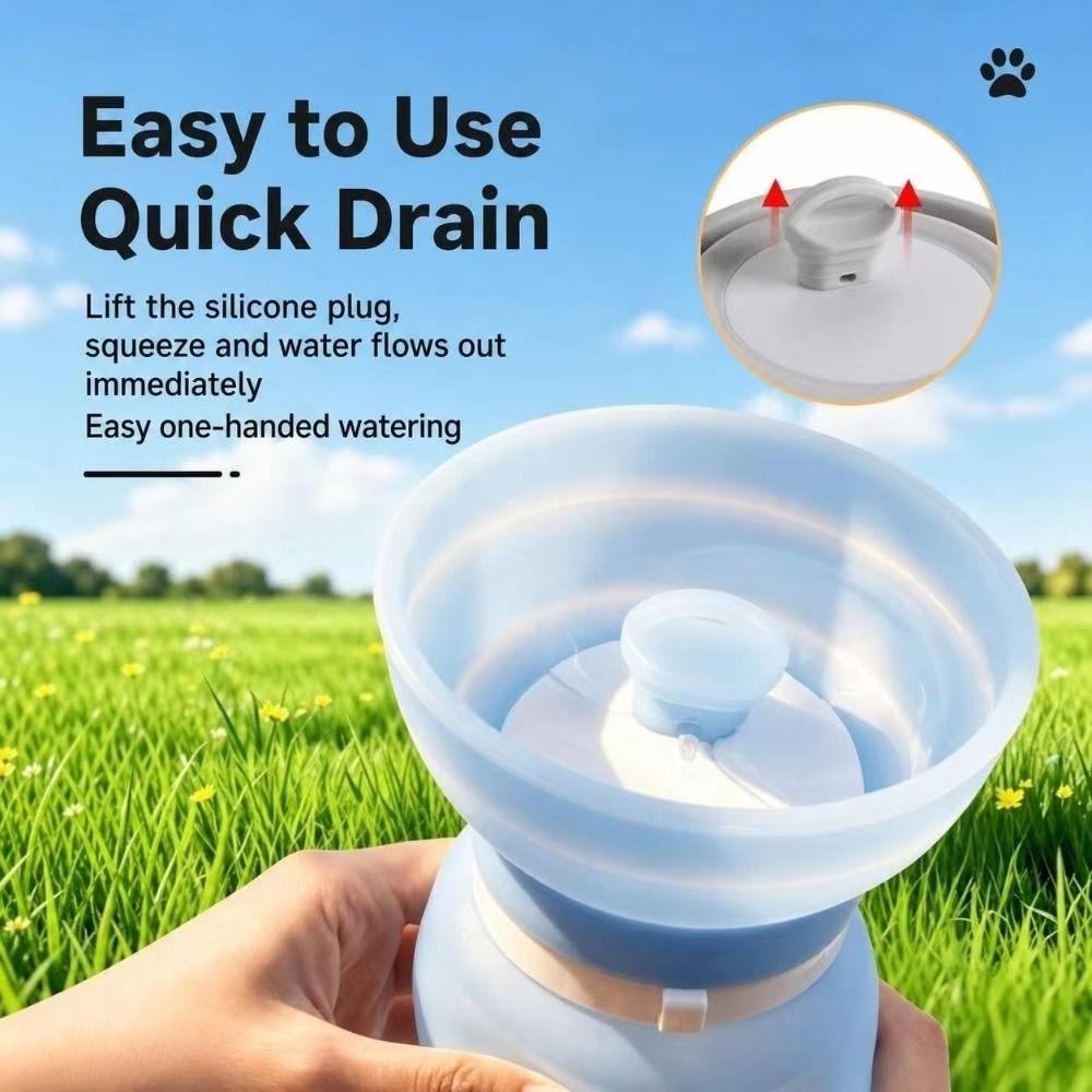 Silicone Outdoor Pet Water Cup Portable Portable Water Feeders Travel Dog Water Bottle Travel