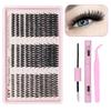 30D40D Dense European American Single Cluster Eyelash Glue Style 60D80D Large Capacity