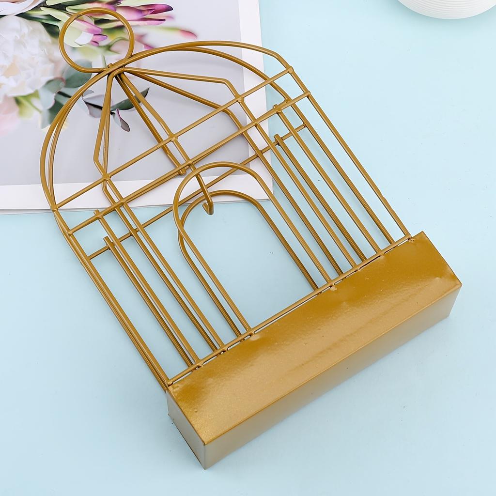 1 Adet Metal Sivrisinek Kovucu Standı - Kafes Tasarım Sivrisinek Kovucu Dış Mekan/İç Mekan Kullanımı İçin, Altın Kaplama Dayanıklı Metal, Elektrik Gerektirmez