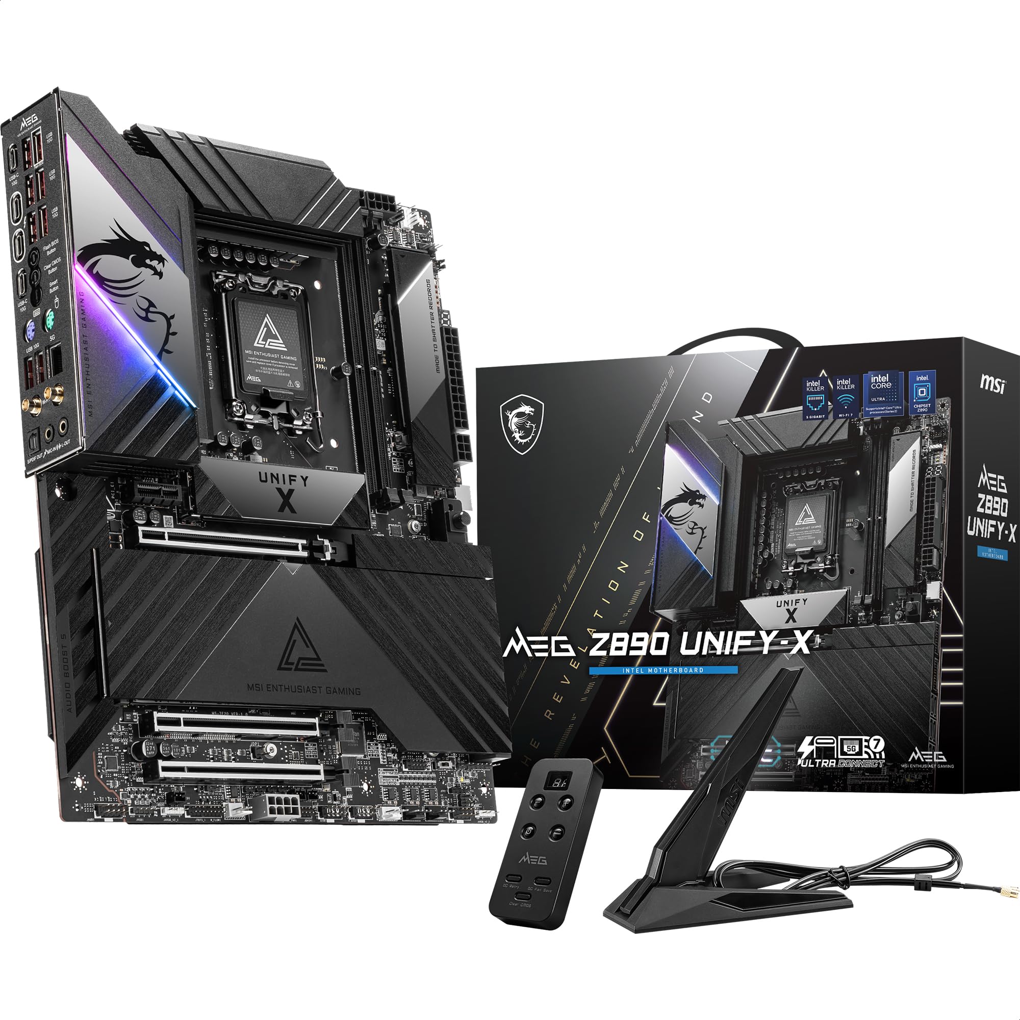 

MSI MEG Z890 ATX motherboard with Intel Z890 chipset MB6619 UNIFY-X