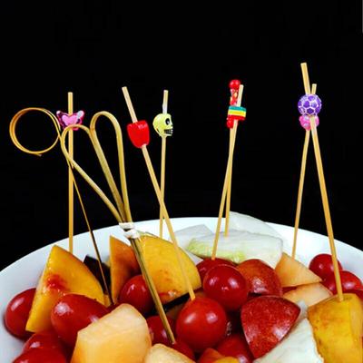 Creative Disposable Bamboo Fruit Picks & Appetizer Skewers