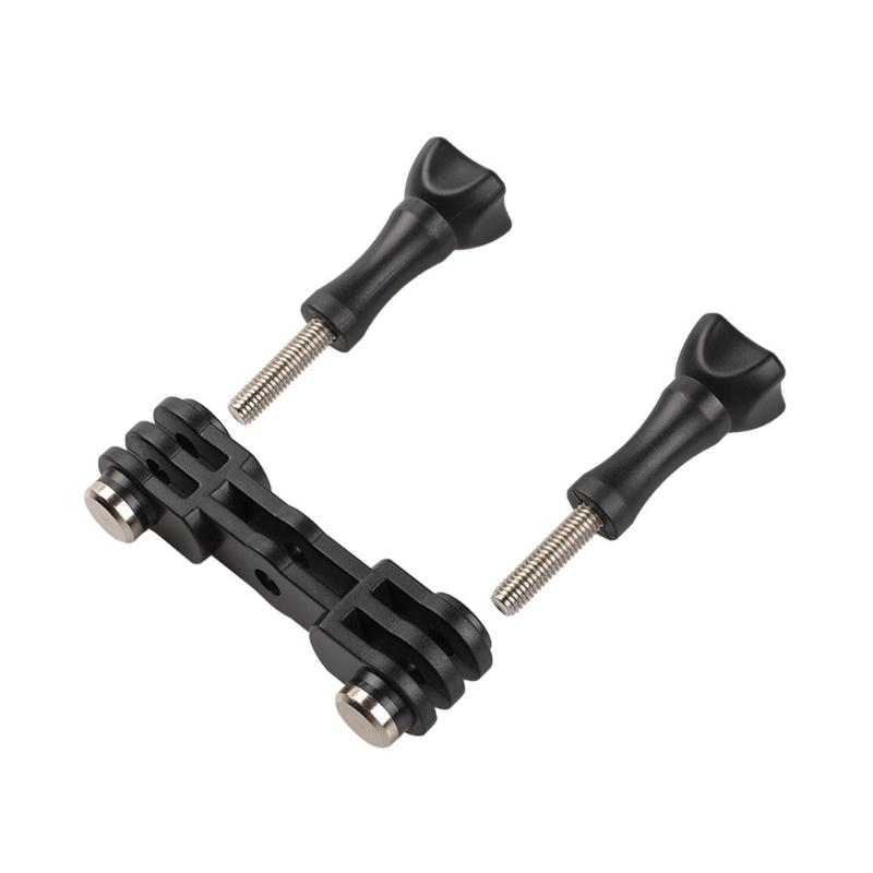 

Aluminum Double Mount Twin Adapter Mount for 13 12 11 10 9 8 7 6 5 Action Camera Lightweight Support Accessories 1