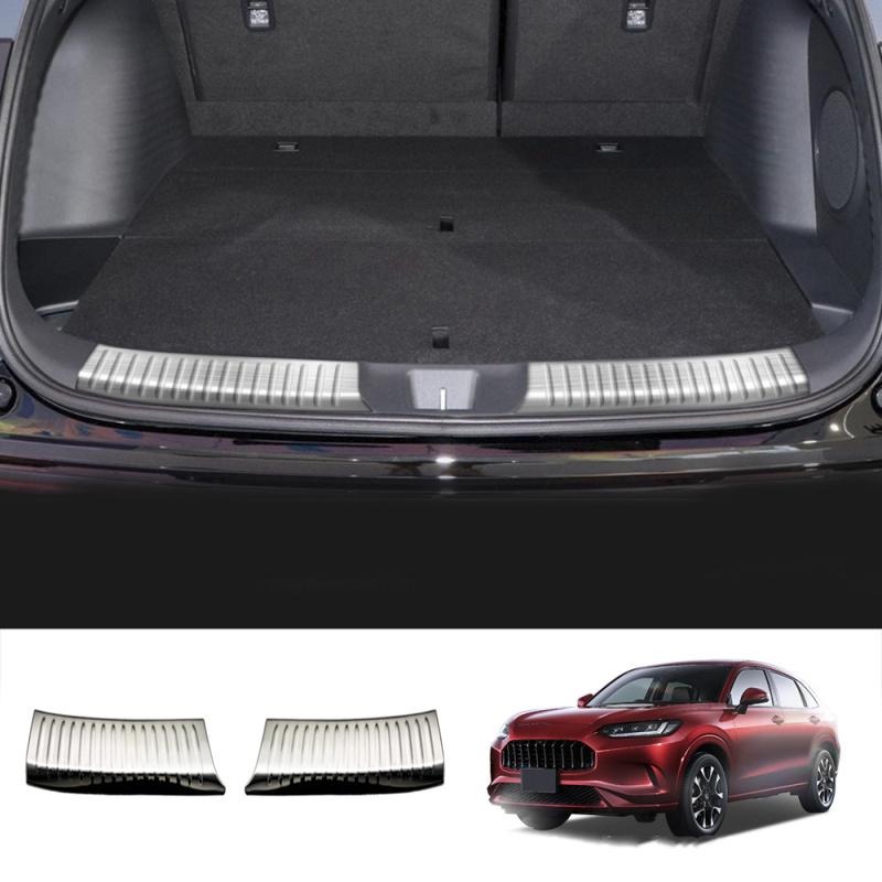 For Honda ZR-V ZR V ZRV   stainless steel Built-in Rear Bumper Protector door Sill Trunk Tread Plate Trim Accessories