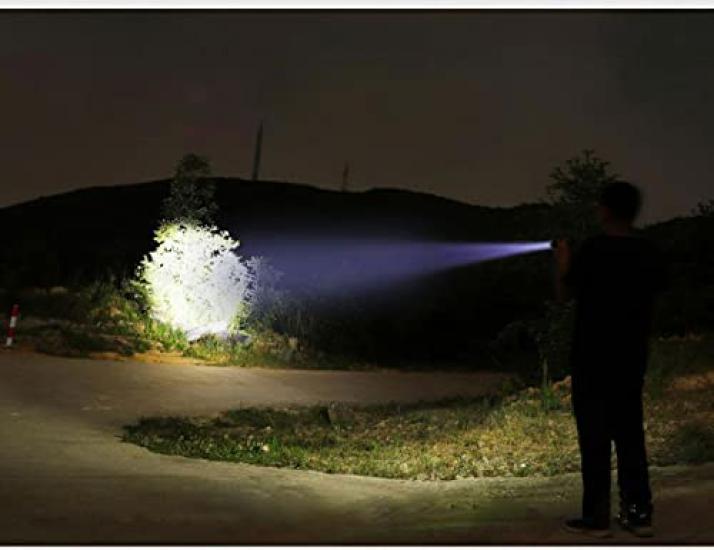 Powerful 5000 Lumens XHP70 LED USB Waterproof and Zoomable Torch Light for Outdoor Emergency Use Flashlight, Rechargeable, Camping,