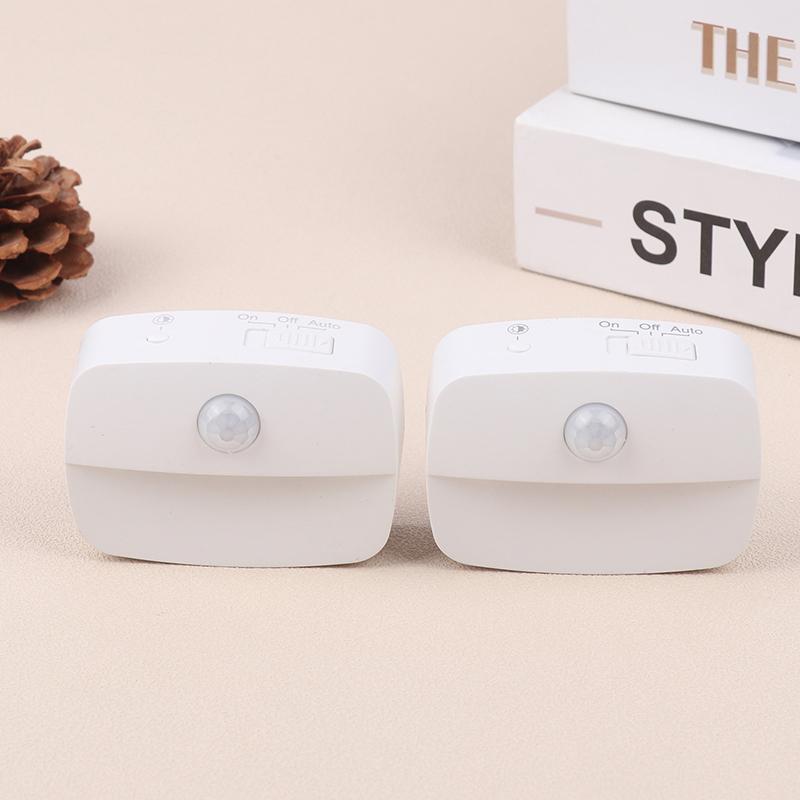 Led Night Light Motion Sensor Eu Us Plug Lamp Nightlights For Children Bedroom Decoration Hallway Stairs Wc Bedside Night Lamp
