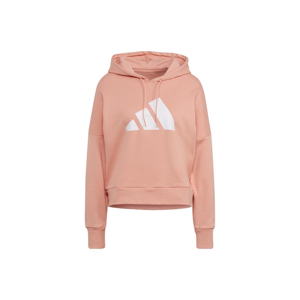Adidas Essential Logo Hoodie Long Sleeve Women Tops Pink H24082