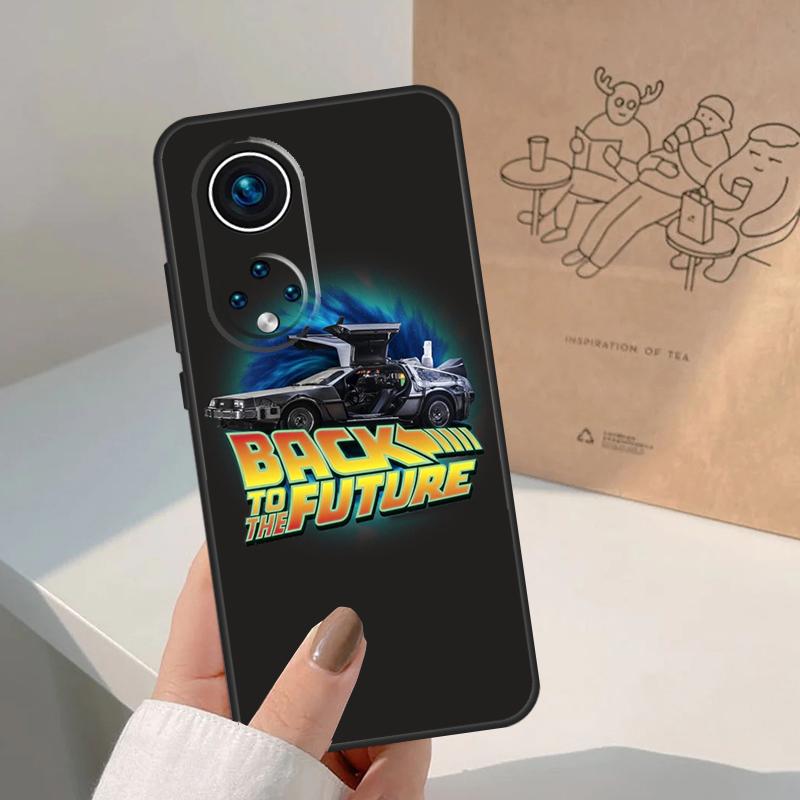 Back To The Future Time Machine For Honor Magic 8 5 6 7 Pro Case For Honor 400 200 Lite 50 70 90 X8c X8b X9a X9b X9c X9d Win