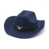 Western Shepherd Stråhatt Specialhatt Topp Kohuvud Denim Solskydd Skugga Tibetansk Etnisk Stil Hatt